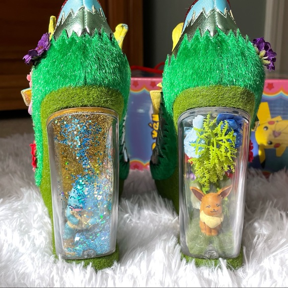 SOLD Dolls Kill X Irregular Choice Journey On Wedge Pokémon globe shoes - Picture 16 of 16